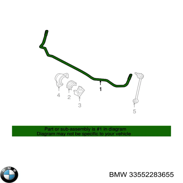  BMW 33552283655 ціна, від 295.03 USD
