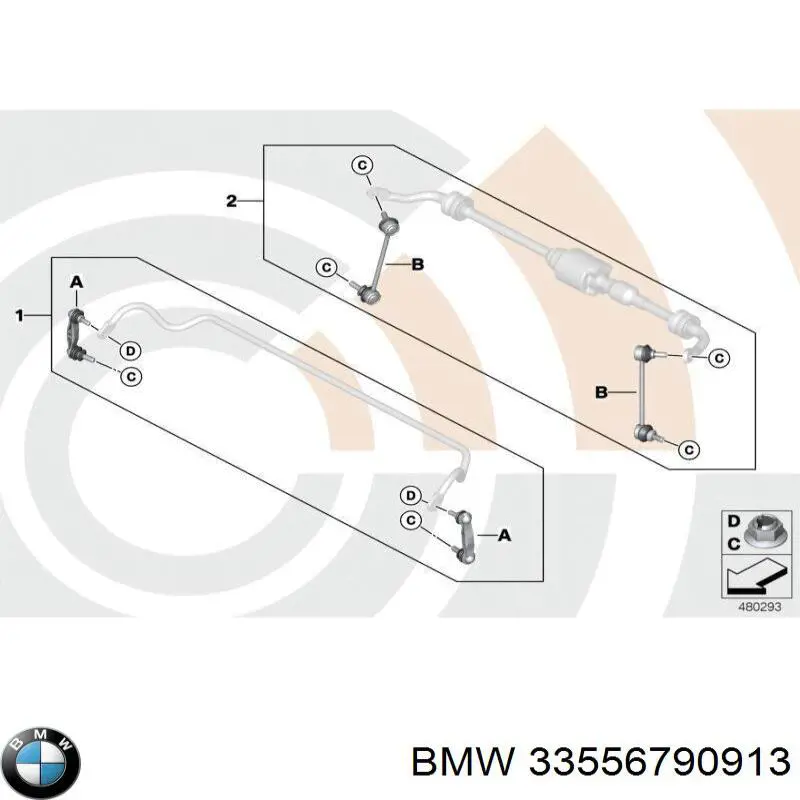 Купити 33556790913 BMW 