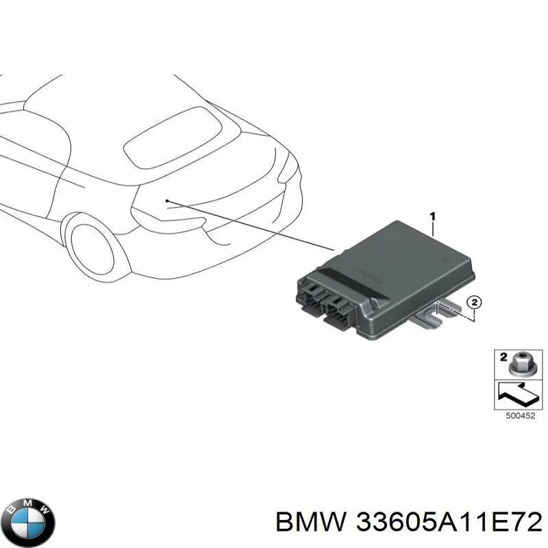 Модуль керування (ЕБУ) повним приводом BMW 5A533E1 ціна, від 270.88 USD