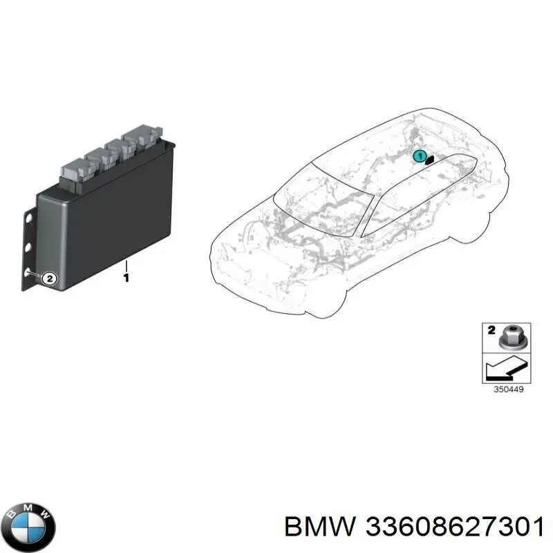 Купити 33608627301 BMW Модуль керування (ЕБУ) повним приводом