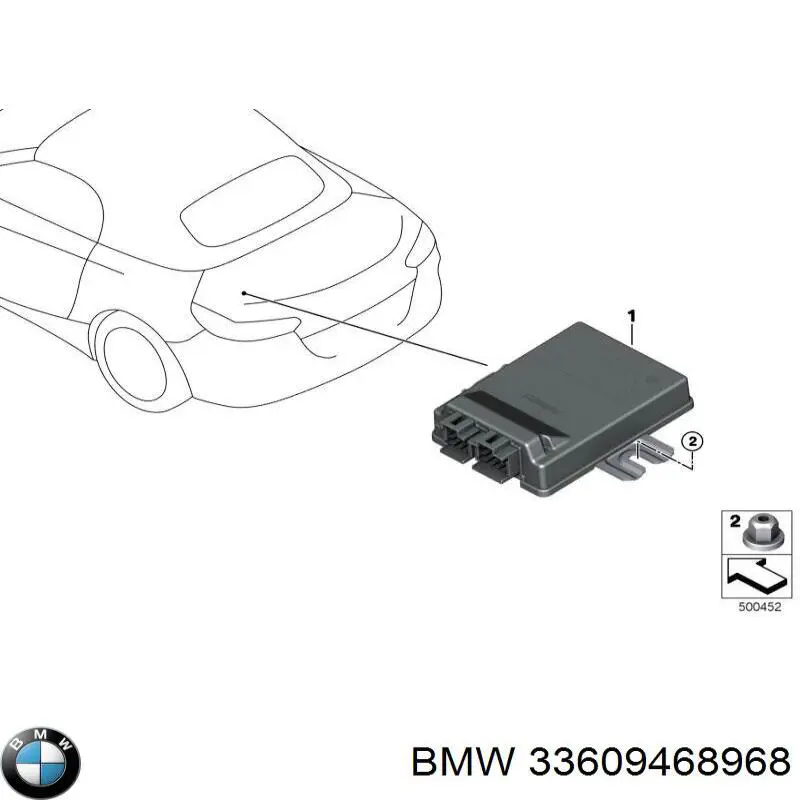 Модуль керування (ЕБУ) повним приводом BMW 33609468968 ціна, від 270.88 USD