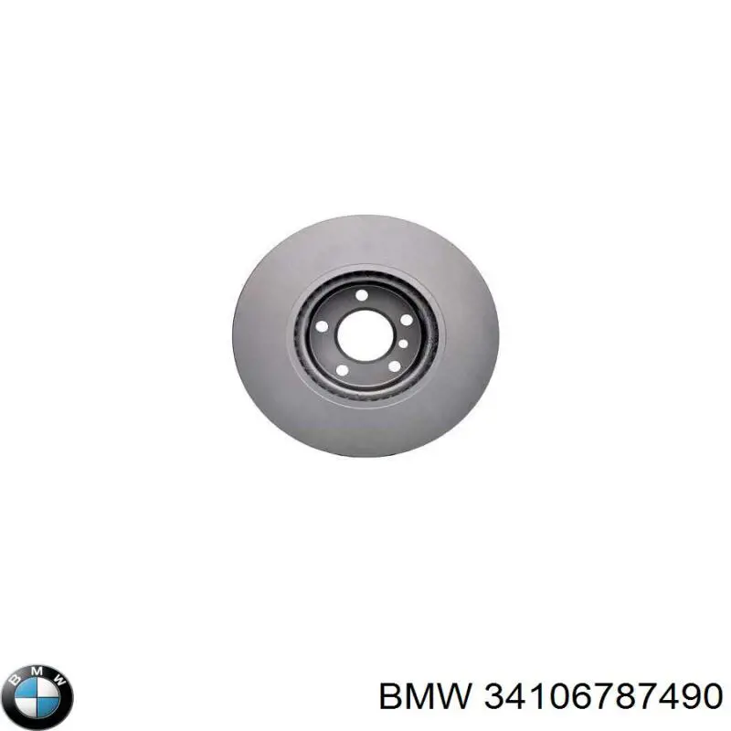Диск переднього гальма BMW 34106787490 ціна, від 88.65 USD
