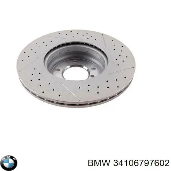 Гальмівні диски передні 34106797602 BMW