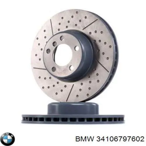 34106797602 BMW диск гальмівний передній