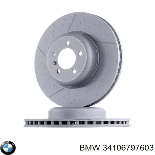34106797603 BMW диск гальмівний передній