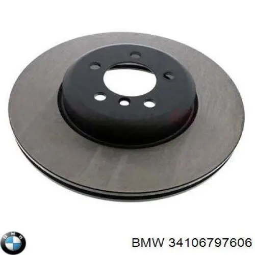 34106797606 BMW диск гальмівний передній
