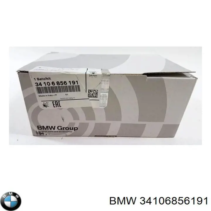 Купити 34106856191 BMW Колодки гальмівні передні, дискові