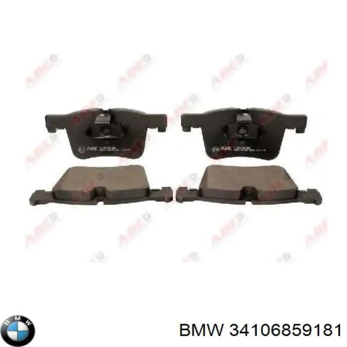 Купити 34106859181 BMW Колодки гальмівні передні, дискові