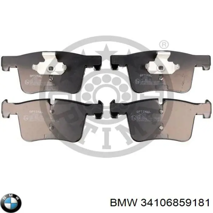 Передні тормозні колодки 34106859181 BMW