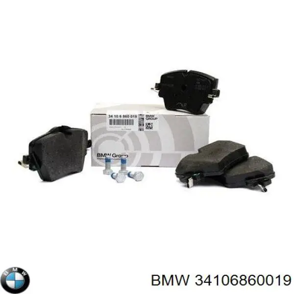 Колодки гальмівні передні, дискові 34106860019 BMW