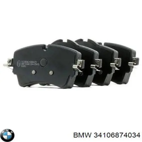 Гальмівні колодки BMW 34106874034 ціна, від 83.60 USD