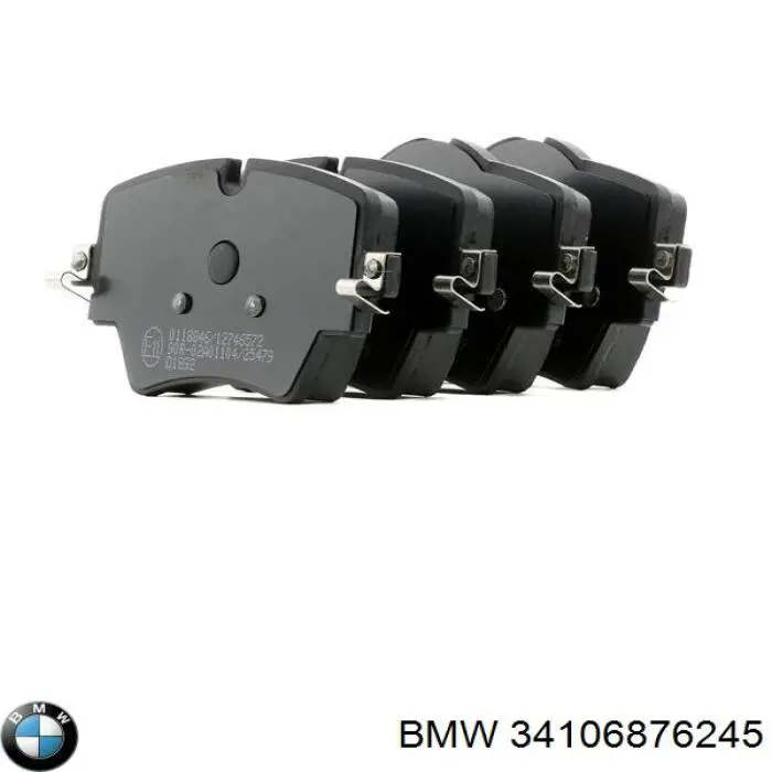 34106876245 BMW колодки гальмівні передні, дискові