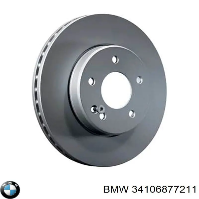 Диск гальмівний передній BMW 34106877211