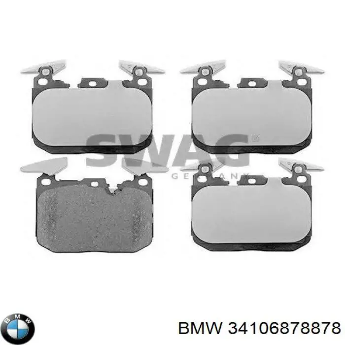 Гальмівні колодки BMW 34106878878 ціна, від 84.16 USD