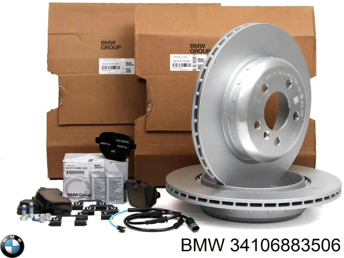 Гальмівні диски передні 34106883506 BMW