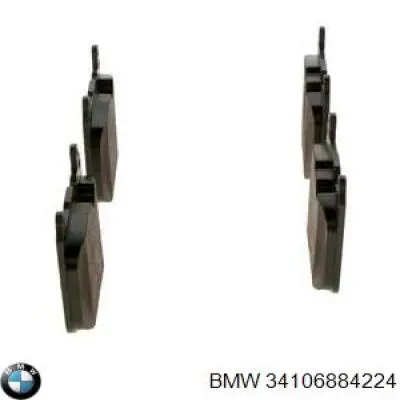 Передні тормозні колодки 34106884224 BMW