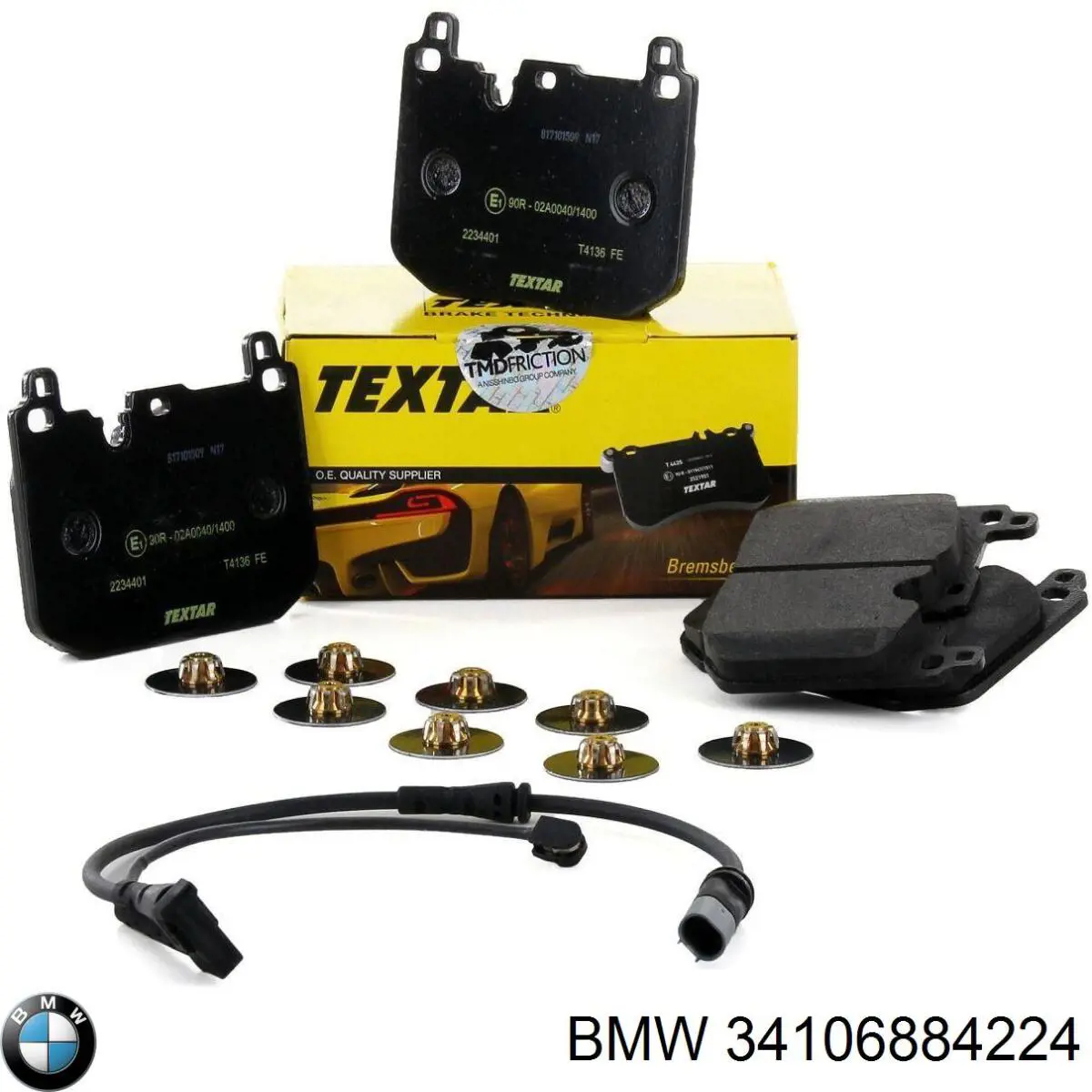 Купити 34106884224 BMW Колодки гальмівні передні, дискові