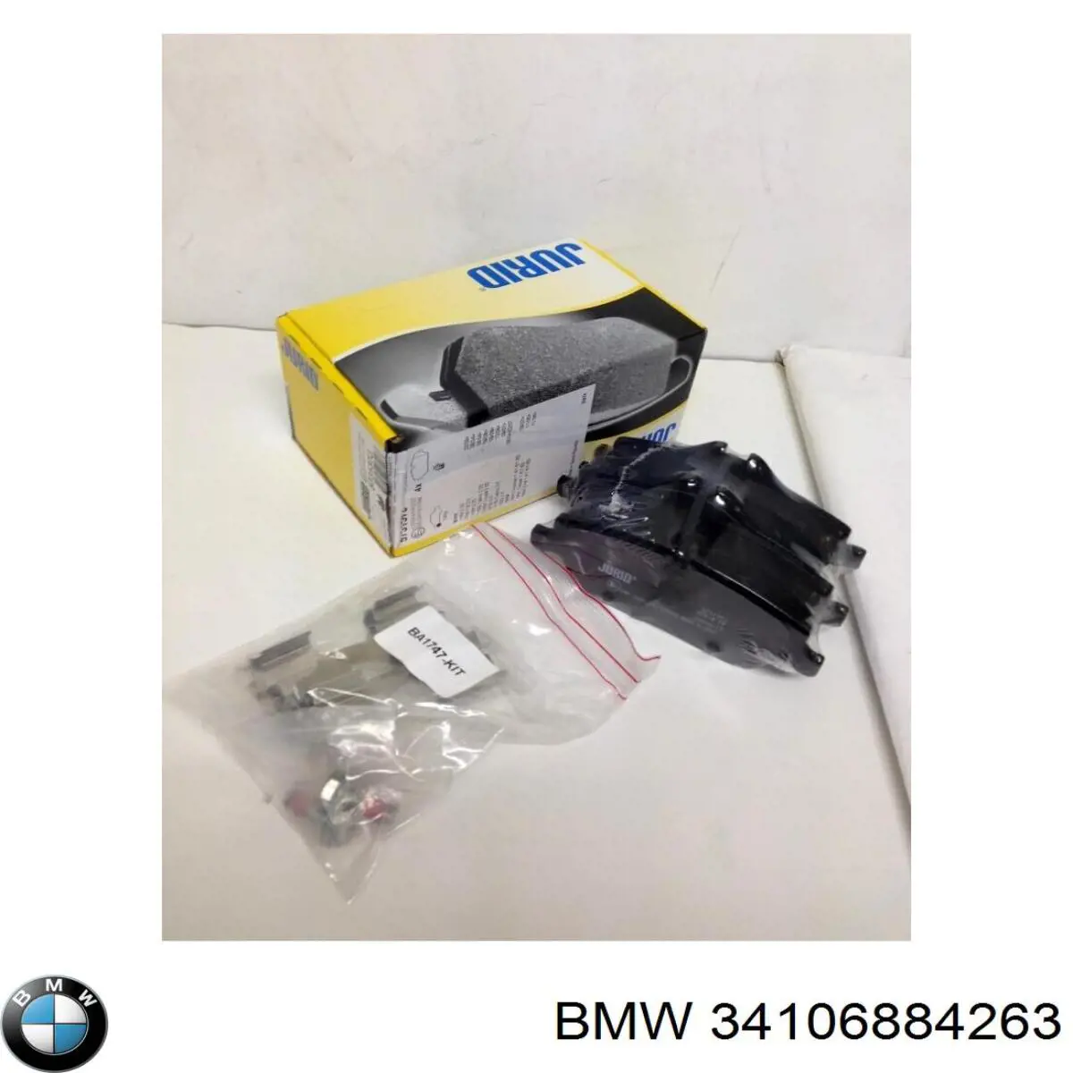 Передні тормозні колодки 34106884263 BMW