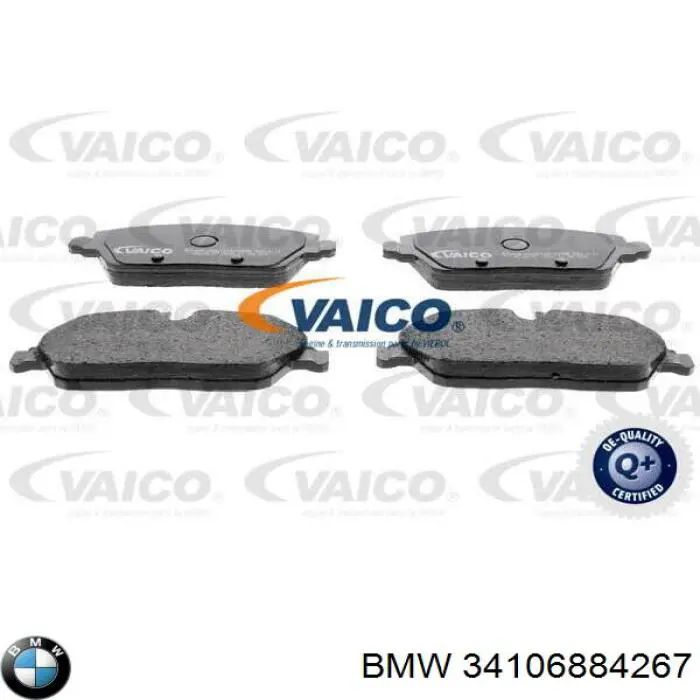 Гальмівні колодки BMW 34106884267 ціна, від 46.60 USD