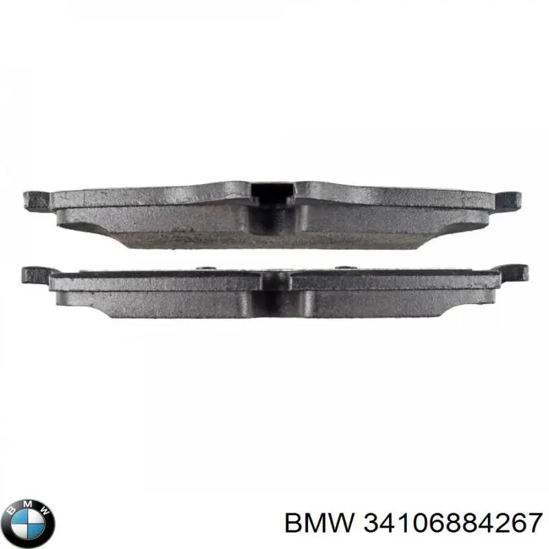 Купити 34106884267 BMW Колодки гальмівні передні, дискові