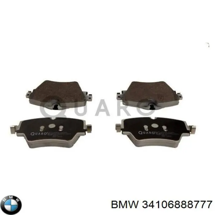 Колодки гальмівні передні, дискові 34106888777 BMW