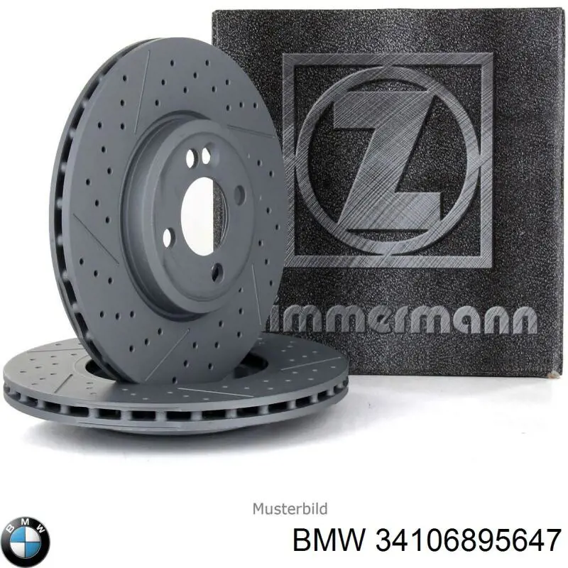 Диск переднього гальма Zimmermann 150298052 ціна, від 58.68 USD
