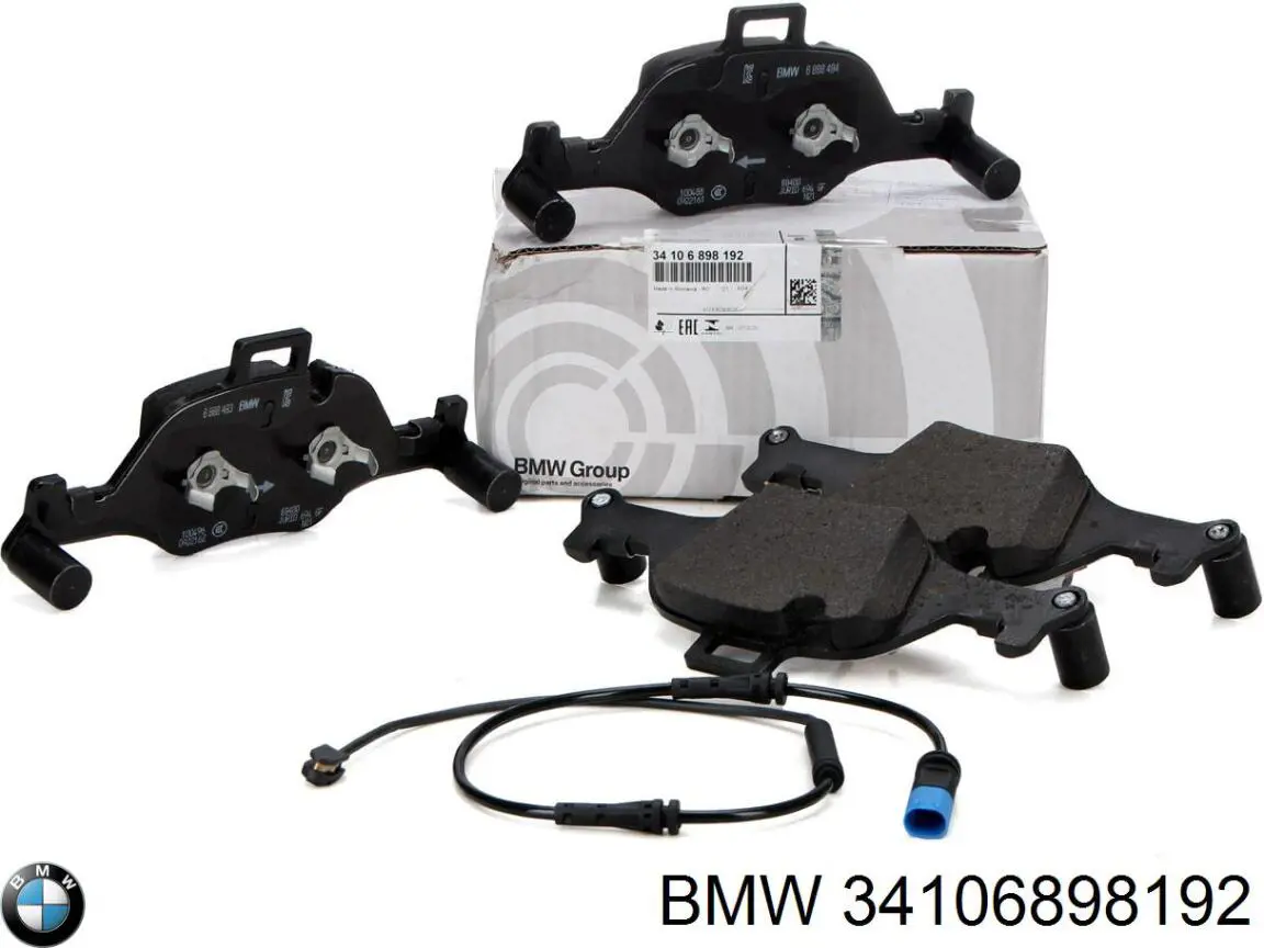Купити 34106898192 BMW Колодки гальмівні передні, дискові
