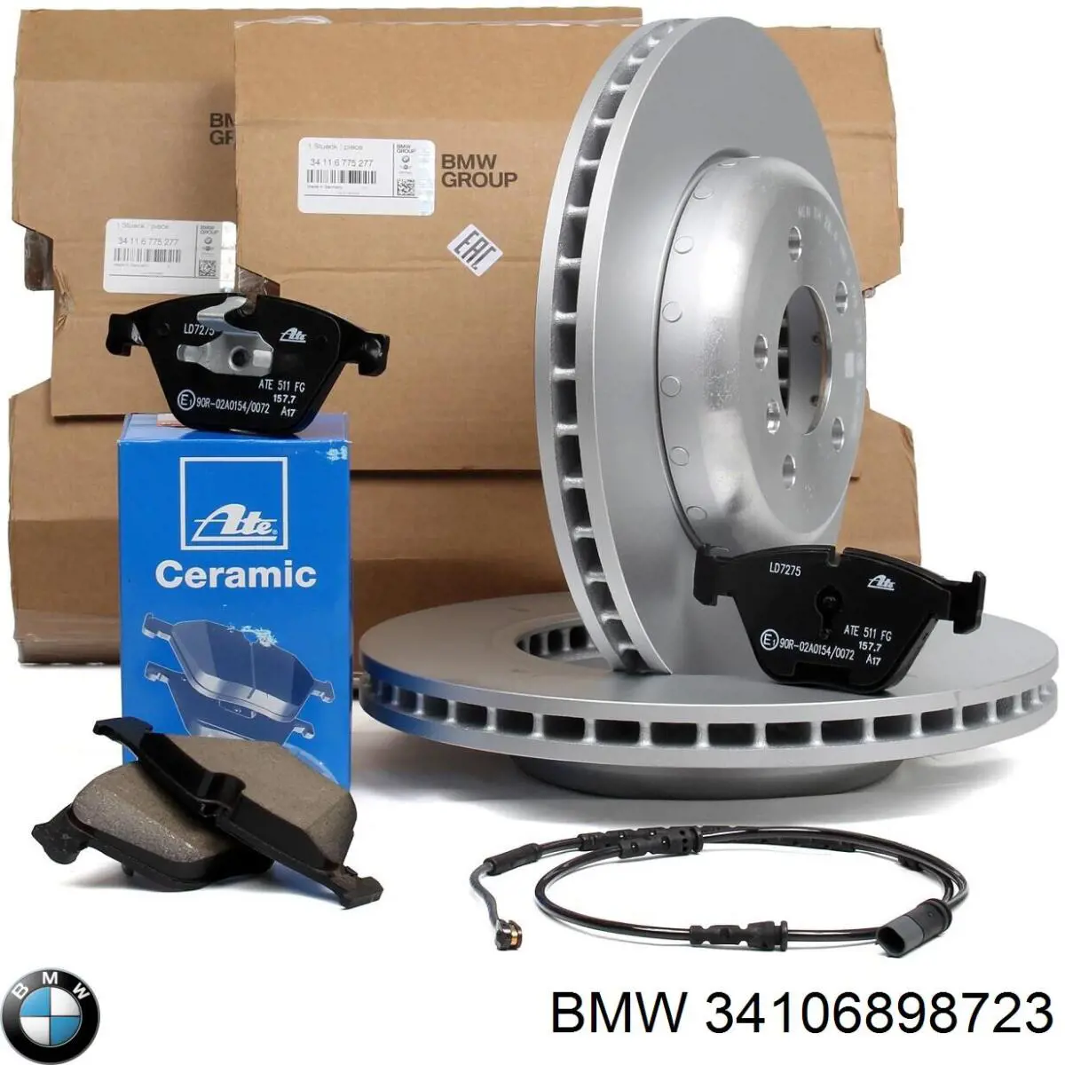 Купити 34106898723 BMW Ротор гальмівний