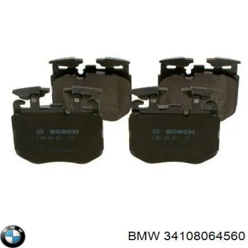 Купити 34108064560 BMW Колодки гальмівні передні, дискові