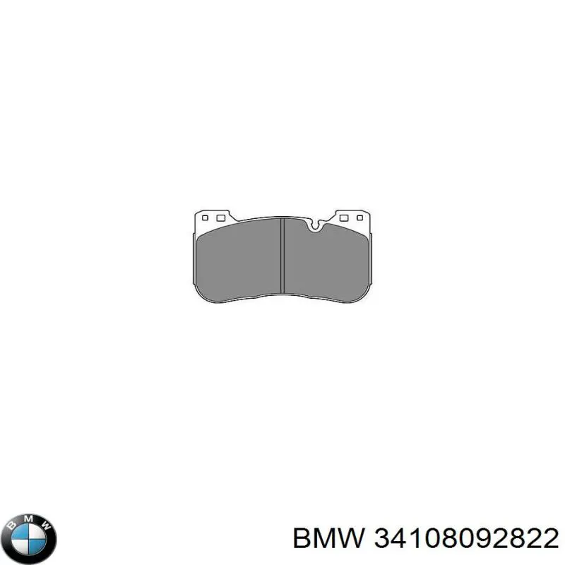 Гальмівні колодки BMW 34108092822 ціна, від 52.44 USD
