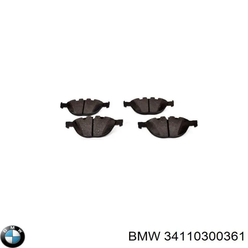 Передні тормозні колодки 34110300361 BMW
