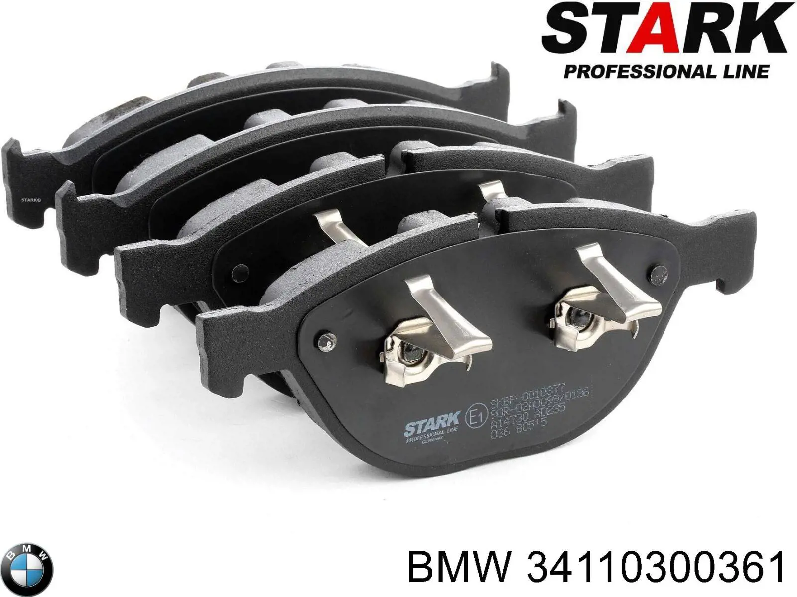 Купити 34110300361 BMW Колодки гальмівні передні, дискові