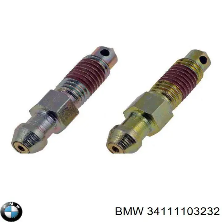 Штуцер прокачування супорту гальмівного, переднього BMW 34111103232 ціна, від 0.54 USD
