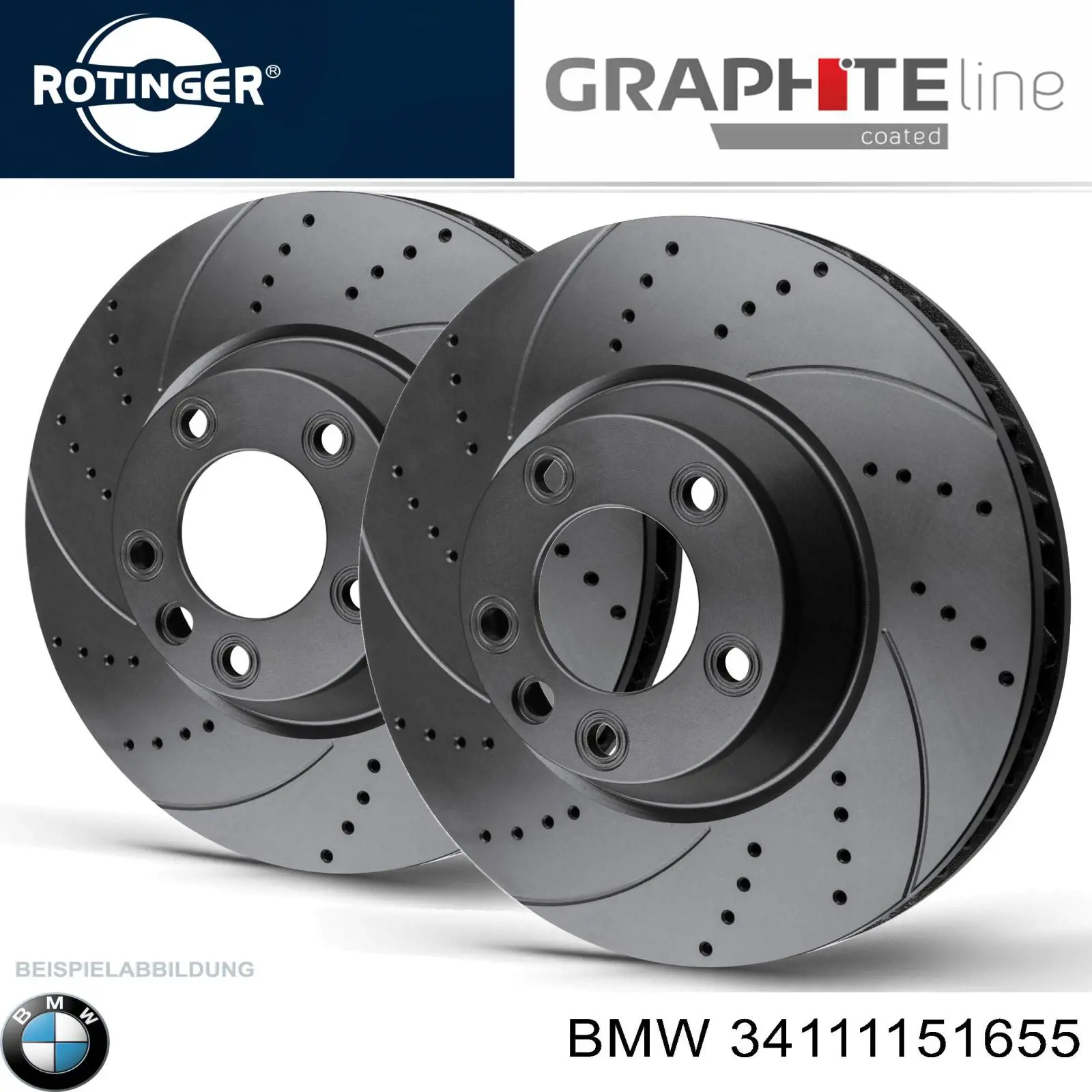 Диск переднього гальма BMW 34111163136 ціна, від 33.44 USD