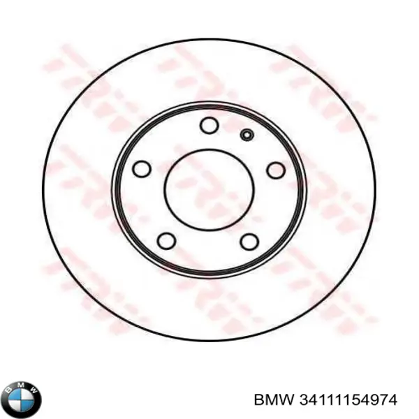 Купити 34111163141 BMW Ротор гальмівний