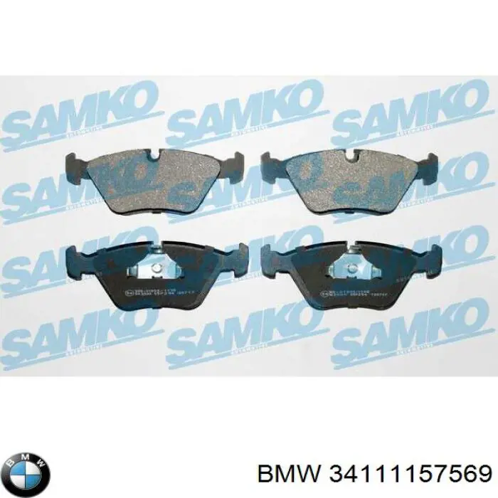 Тормозні колодки BMW 34111157569