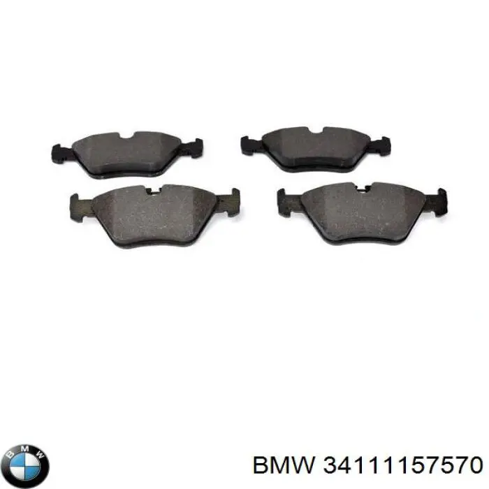 34111157570 BMW колодки гальмівні передні, дискові
