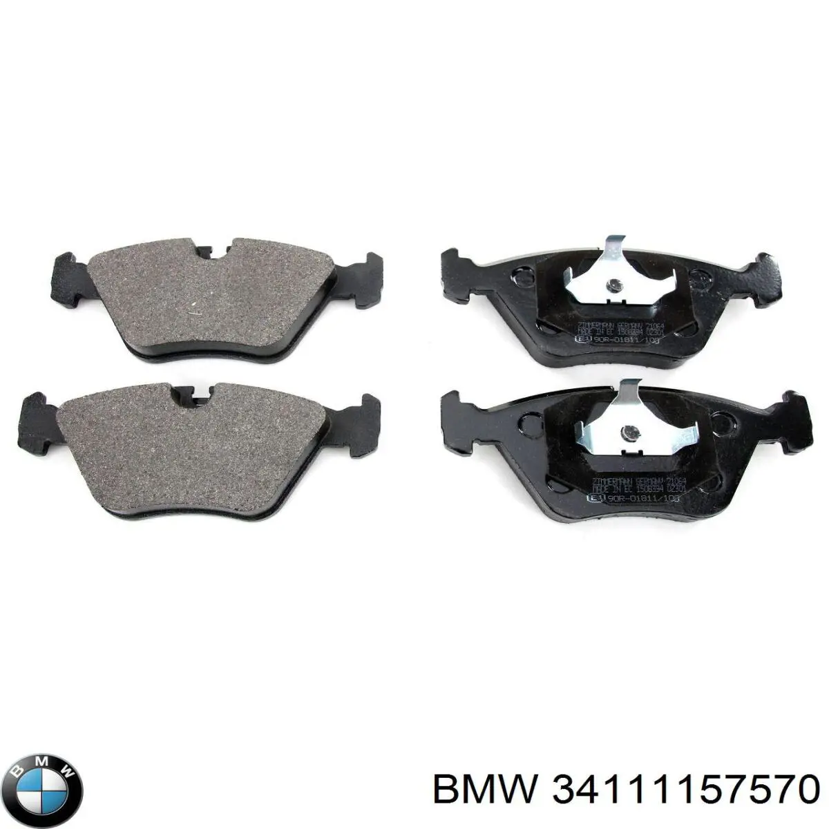 Передні тормозні колодки 34111157570 BMW