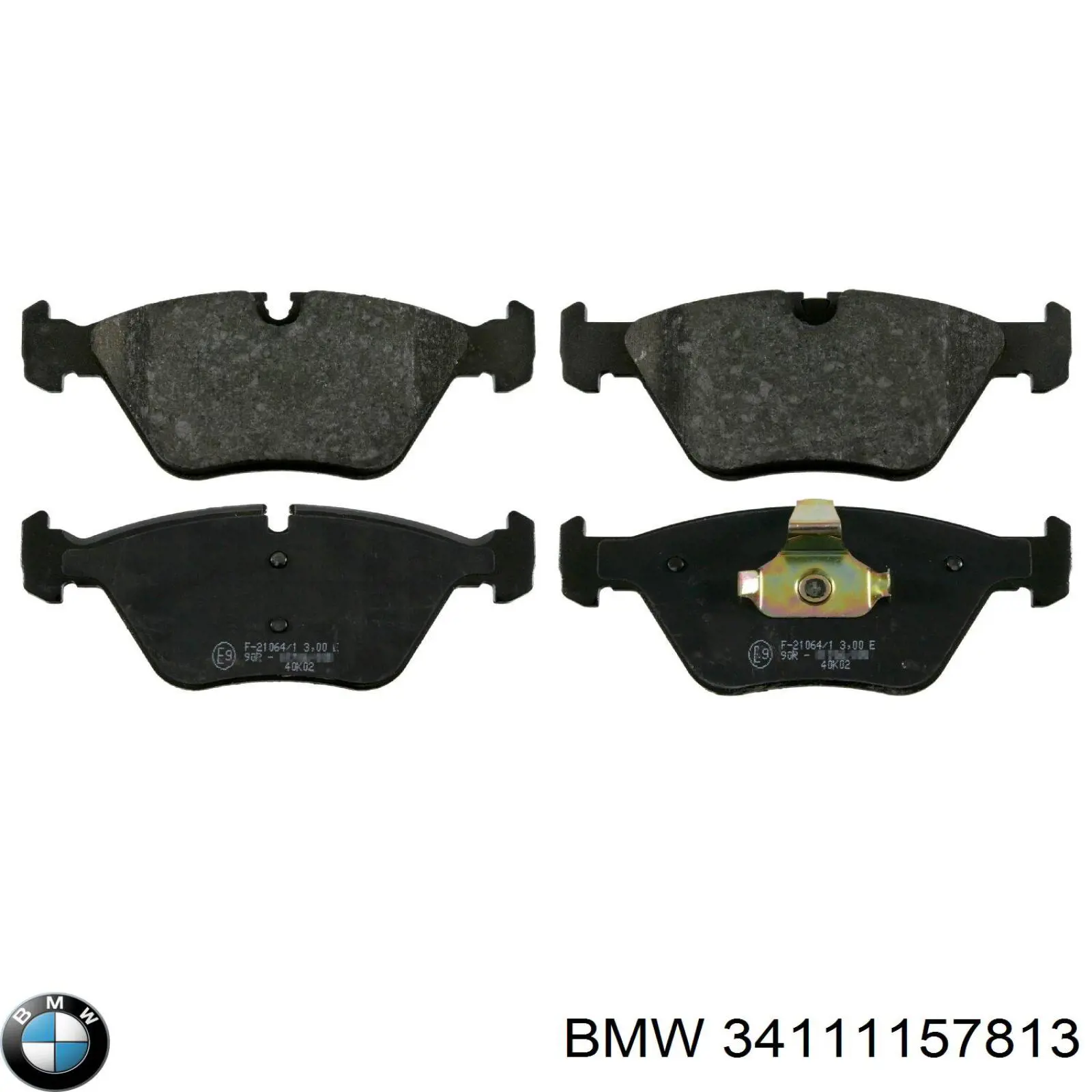 34111157813 BMW колодки гальмівні передні, дискові