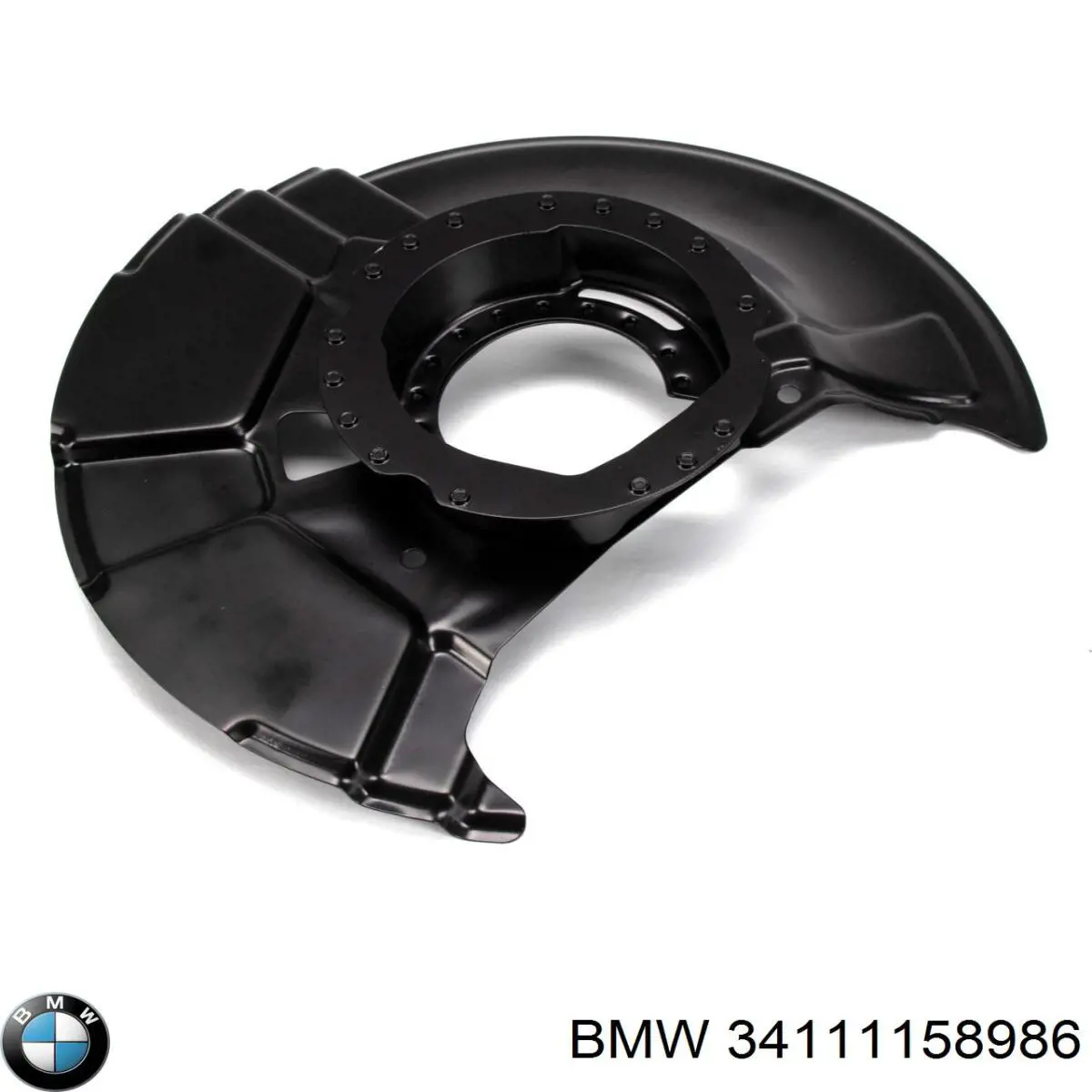 34111158986 BMW захист гальмівного диска, переднього, правого