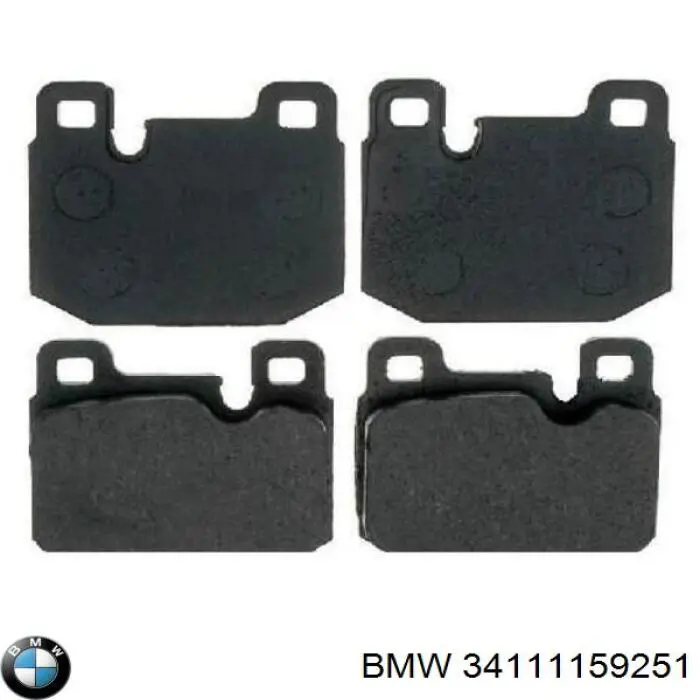 34111159251 BMW колодки гальмівні передні, дискові
