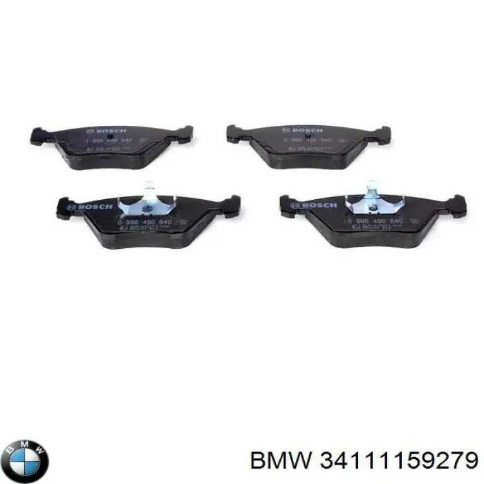 34111159279 BMW Передні гальмівні колодки