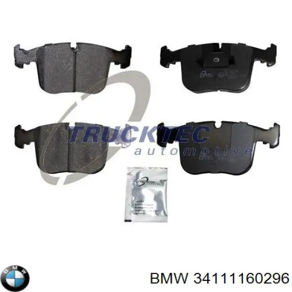 Купити 34111160296 BMW Колодки гальмівні передні, дискові