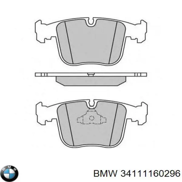 Гальмівні колодки BMW 34111160296 ціна, від 29.35 USD
