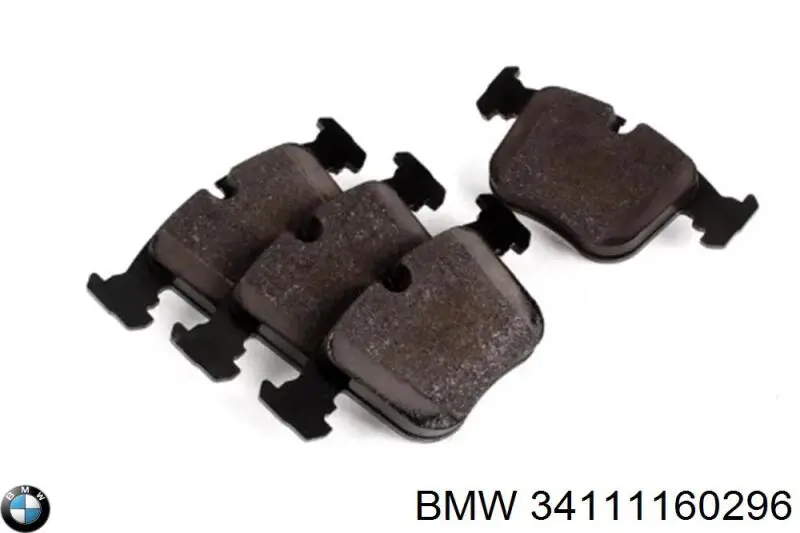 34111160296 BMW колодки гальмівні передні, дискові