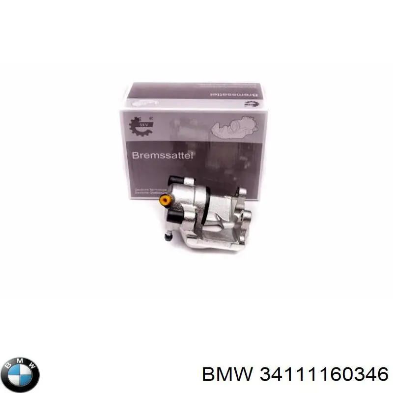 34111160346 BMW Супорт гальмівний передній правий