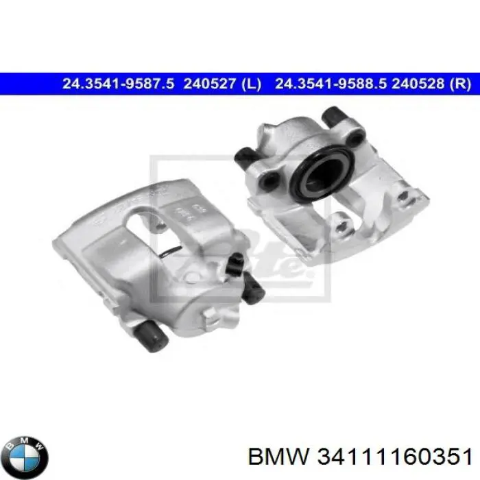 Купити 34111160351 BMW Супорт гальмівний передній лівий