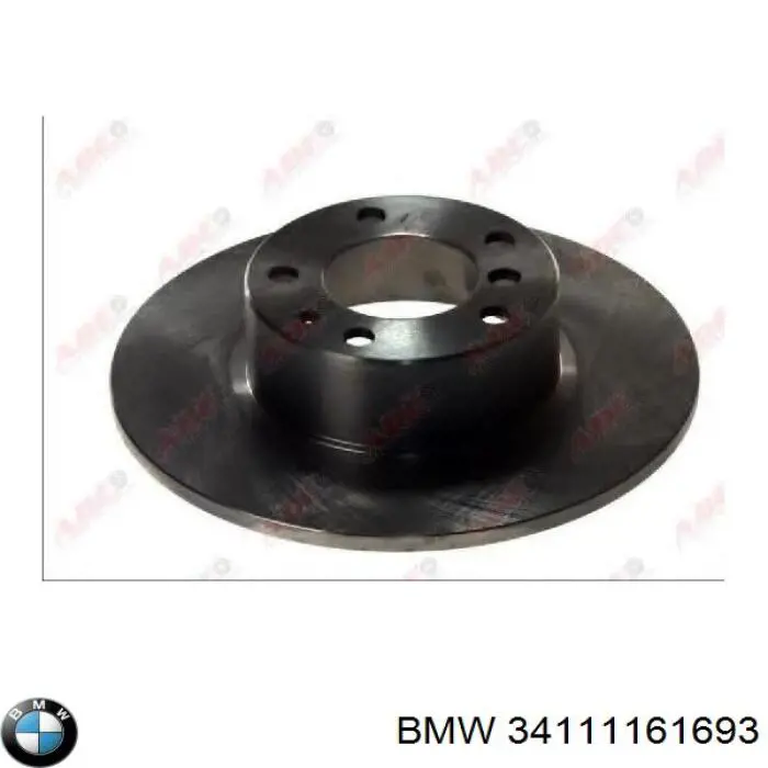 Диск переднього гальма BMW 34111161693 ціна, від 36.70 USD