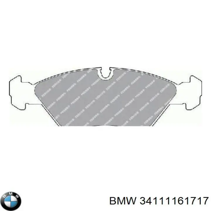 Гальмівні колодки BMW 34111161717 ціна, від 14.64 USD