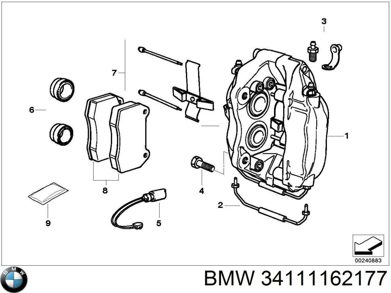  BMW 34111162177 ціна, від 27.88 USD